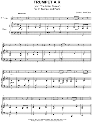 Trumpet Air, Z. 630 - Trumpet & Piano