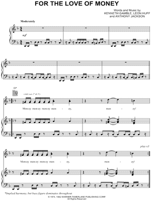 For the Love of Money