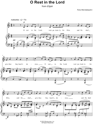 Elijah: O Rest in the Lord