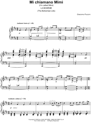 La bohème: Act I - "Mi chiamano Mimi"