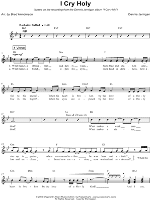 I Cry Holy