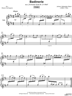 Orchestral Suite No. 2 in B Minor, BWV 1067: VII. Badinerie