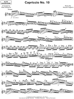 24 Caprices, Op. 1: X. Vivace