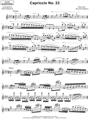 24 Caprices, Op. 1: XXIII. Posato