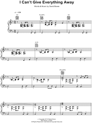 I Can't Give Everything Away