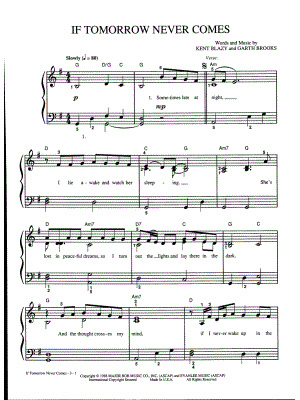 If Tomorrow Never Comes