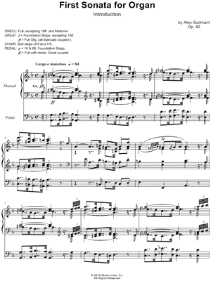 First Sonata for Organ, Op. 42: I. Introduction