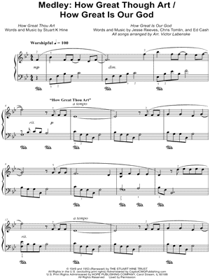 How Great Thou Art / How Great Is Our God (Medley)