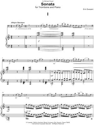 Sonata for Trombone & Piano: I