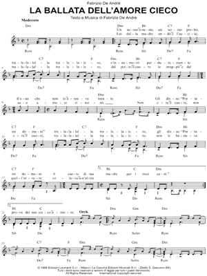 La ballata dell'amore cieco