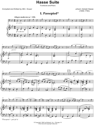 Hasse Suite - Trombone & Piano
