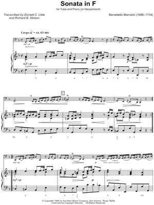 Sonata No. 1 in F - Tuba & Piano