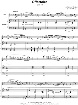 Offertoire, Op. 12 - Flute & Piano