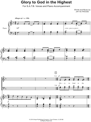 Glory to God in the Highest