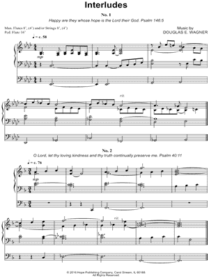 Interludes (No. 1-4)