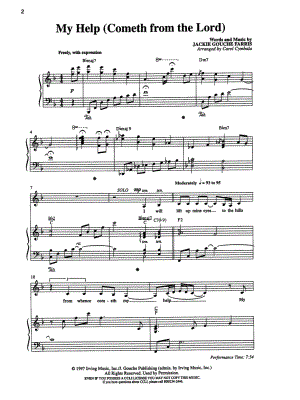 My Help (Cometh from the Lord)