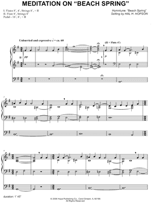 Meditation on Beach Spring