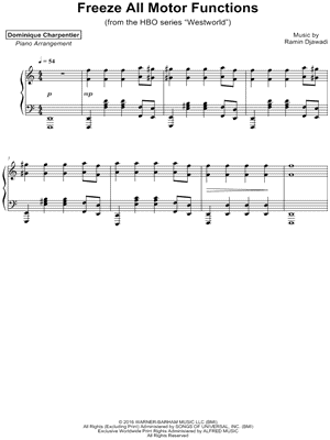 Westworld: Freeze All Motor Functions
