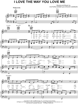 I Love the Way You Love Me