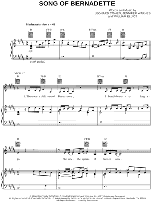 Song of Bernadette