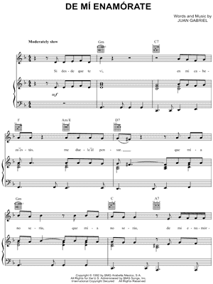 De Mí Enamórate