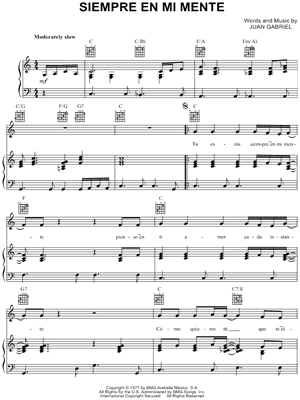 Siempre en Mi Mente