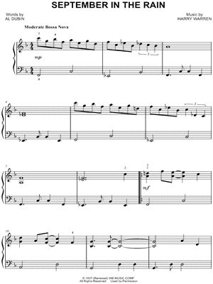 September in the Rain