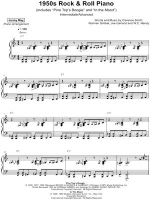 1950s Rock & Roll Piano (Pine Top's Boogie / In the Mood)