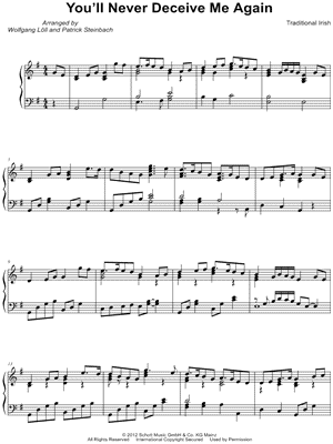 You'll Never Deceive Me Again