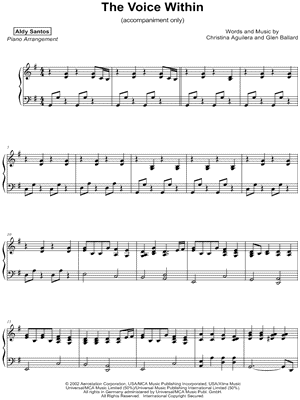 The Voice Within [Accompaniment Only]