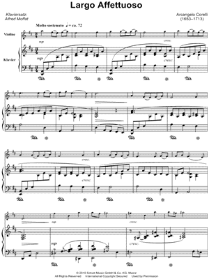 Largo affettuoso - Violin & Piano