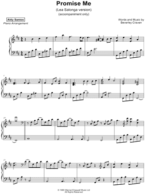 Promise Me [accompaniment only]