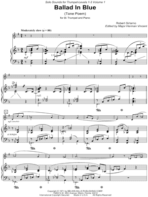 Ballad in Blue - Trumpet & Piano