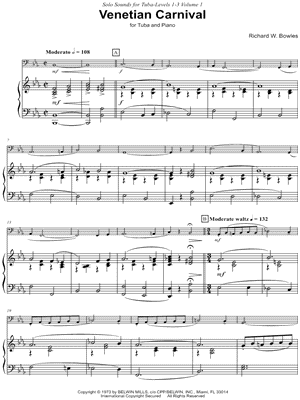 Venetian Carnival - Tuba & Piano