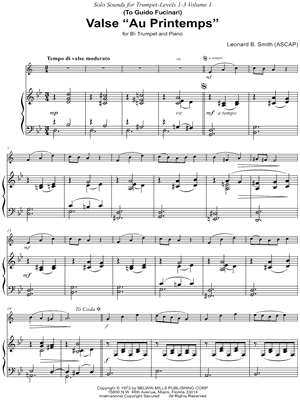 Valse "Au Printemps" - Trumpet & Piano