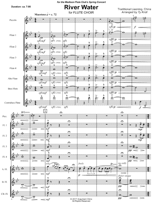 River Water - Flute Choir