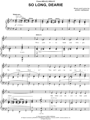 So Long, Dearie