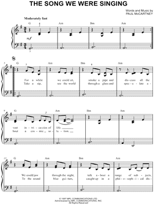 The Song We Were Singing