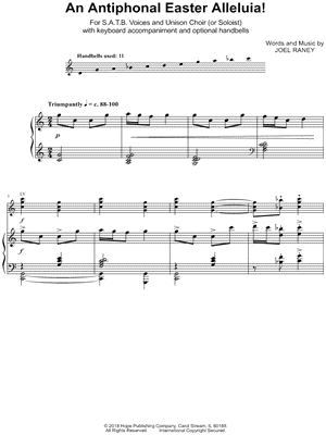 An Antiphonal Easter Alleluia!