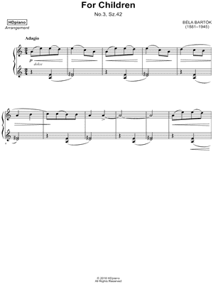 For Children, Sz.42, No. 3