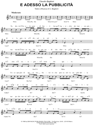 E adesso la pubblicita