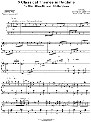 3 Classical Themes in Ragtime