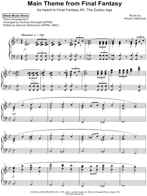 Main Theme from Final Fantasy XII