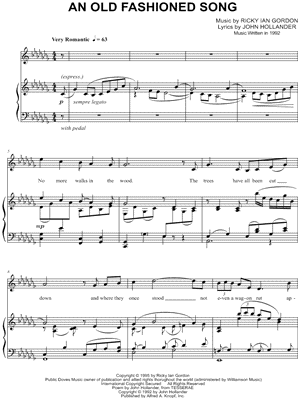An Old Fashioned Song