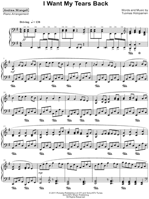 I Want My Tears Back