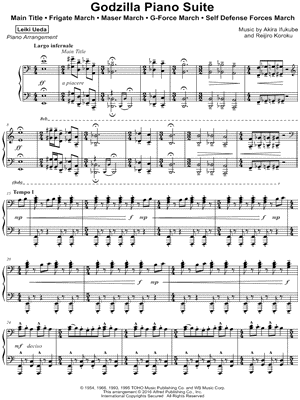 Godzilla Piano Suite