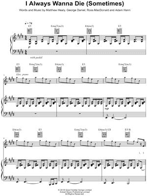 I Always Wanna Die (Sometimes)