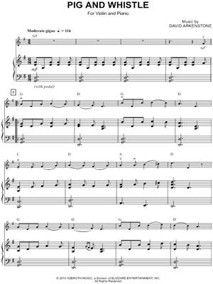 Pig and Whistle - Violin & Piano