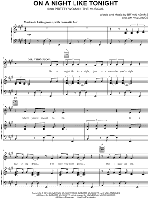 On a Night Like Tonight