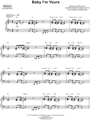 Baby I'm Yours